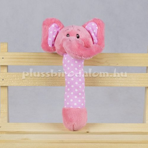 Plüss Bébi Csörgő - Elefánt 16 cm