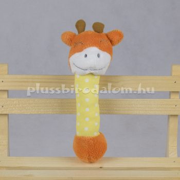 Plüss Bébi Csörgő - Zsiráf 16 cm