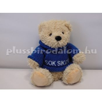 Plüss Maci "SOK SIKERT" 18 cm