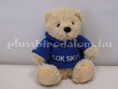 Plüss Maci "SOK SIKERT" 18 cm