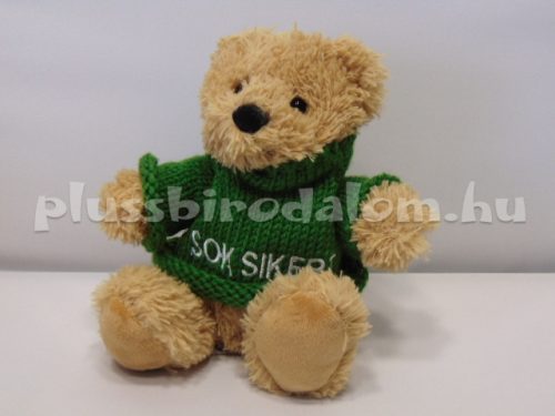 Plüss Maci "SOK SIKERT" 18 cm