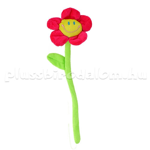 Plüss Virág 26 cm - piros