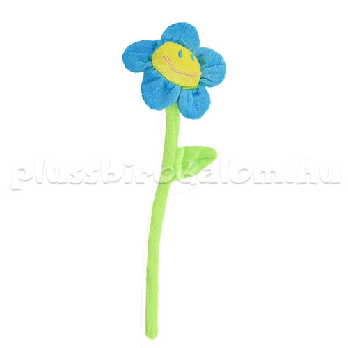 Plüss Virág 26 cm - kék