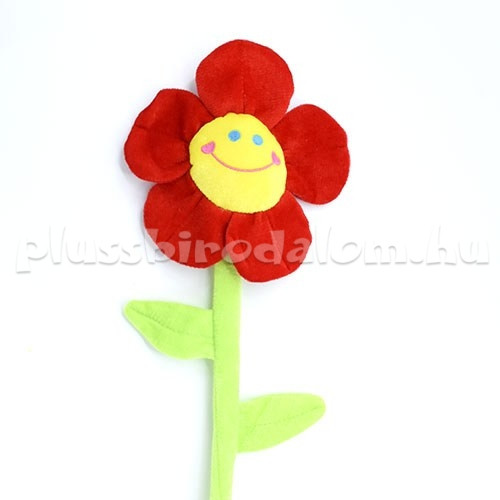 Plüss Virág 50 cm - piros
