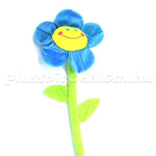 Plüss Virág 50 cm - kék