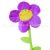 Plüss Virág 75 cm - lila