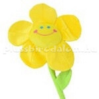 Plüss Virág 75 cm - sárga