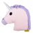 Plüss Unikornis Párna 32 cm