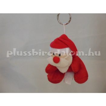 Plüss Télapó kulcstartó 10 cm