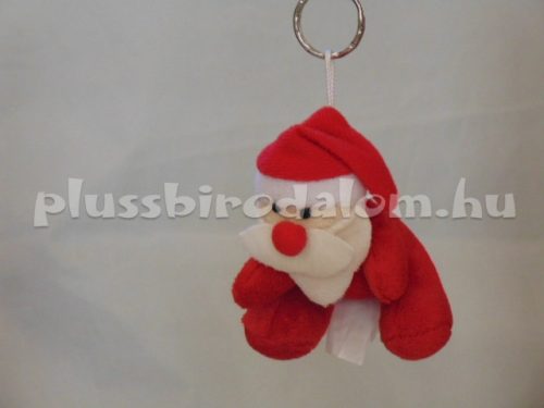Plüss Télapó kulcstartó 10 cm