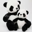 Plüss Pandamackó 17 cm