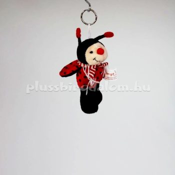 Plüss Katicabogár kulcstartó 12 cm