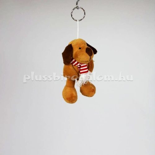 Plüss Kutyus kulcstartó 12 cm