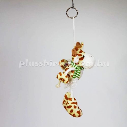 Plüss Zsiráf kulcstartó 17 cm
