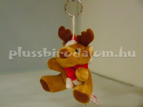 Plüss Szarvas kulcstartó 12 cm