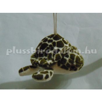 Plüss Teknősbéka kulcstartó 6 cm