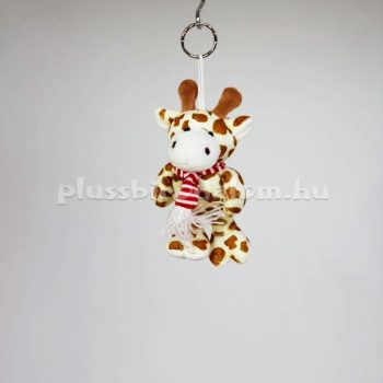 Plüss Zsiráf kulcstartó 12 cm