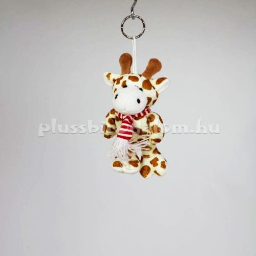 Plüss Zsiráf kulcstartó 12 cm