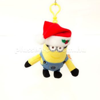 Plüss Minion táska clip 12 cm