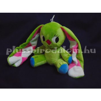 Plüss Kockásfülű Nyúl 15 cm