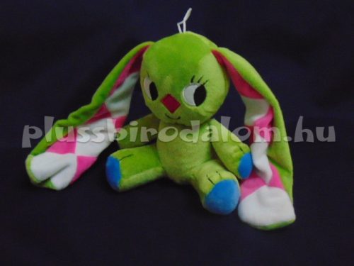 Plüss Kockásfülű Nyúl 15 cm