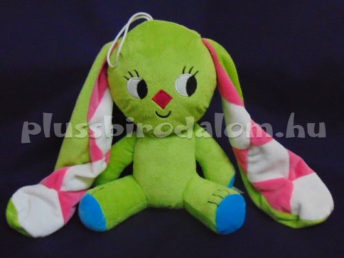 Plüss Kockásfülű Nyúl 23 cm