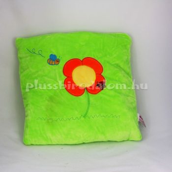 Plüss Virágos kispárna 35 cm